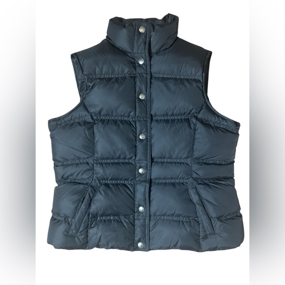 Lands End Womens Down Puffer
Vest Size M Petite Black - Picture 1 of 9